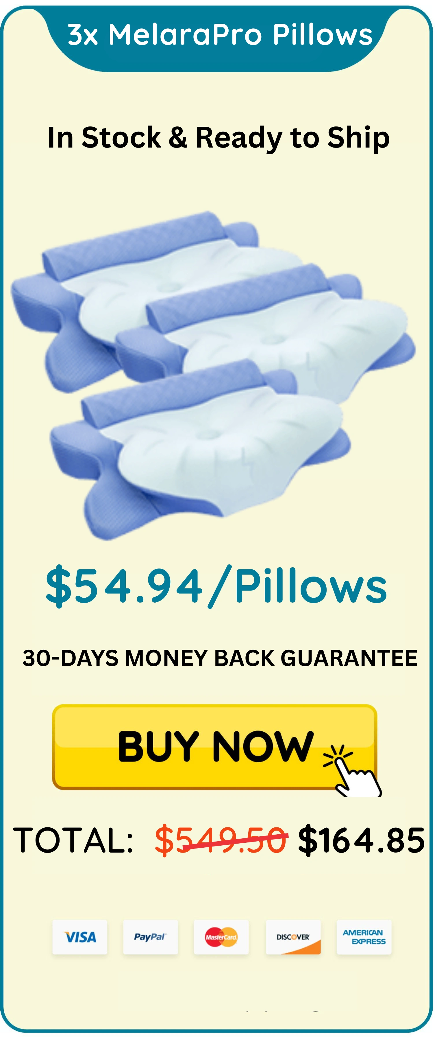 Melara Pro Pillow package 3
